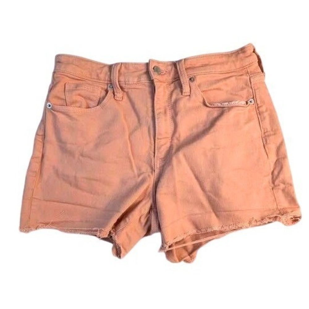 Universal Thread~Pink Mauve Cut Off Denim Shorts~Women Size 8/29~High Rise Midi